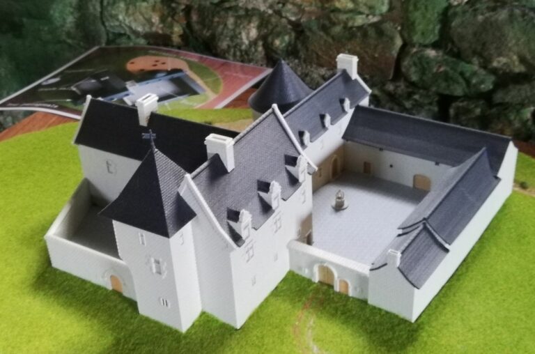 Maquette 3D Chateau de Tromenec